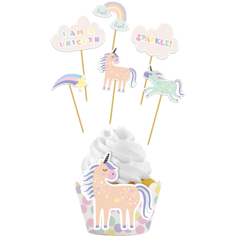 Kökuskraut unicorn & regnbogar