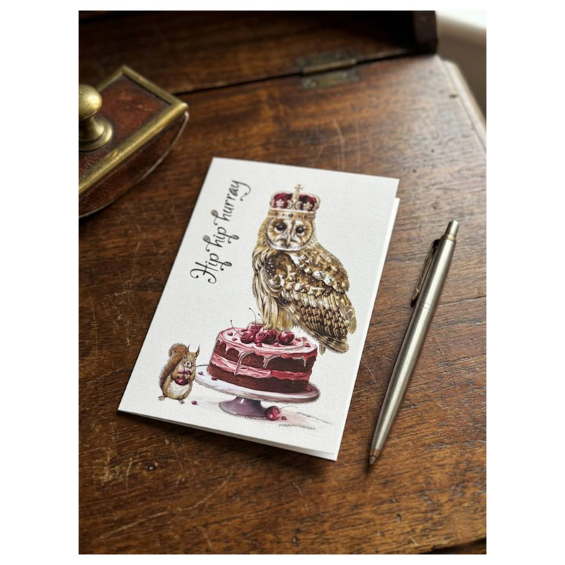 Kort Hipp hip hurray king owl