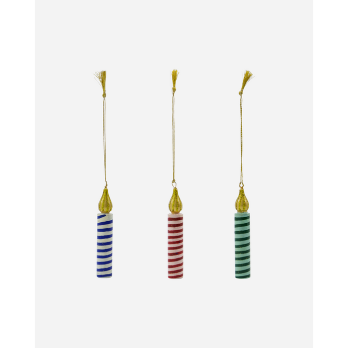 Jólaskraut Candle 3 stk