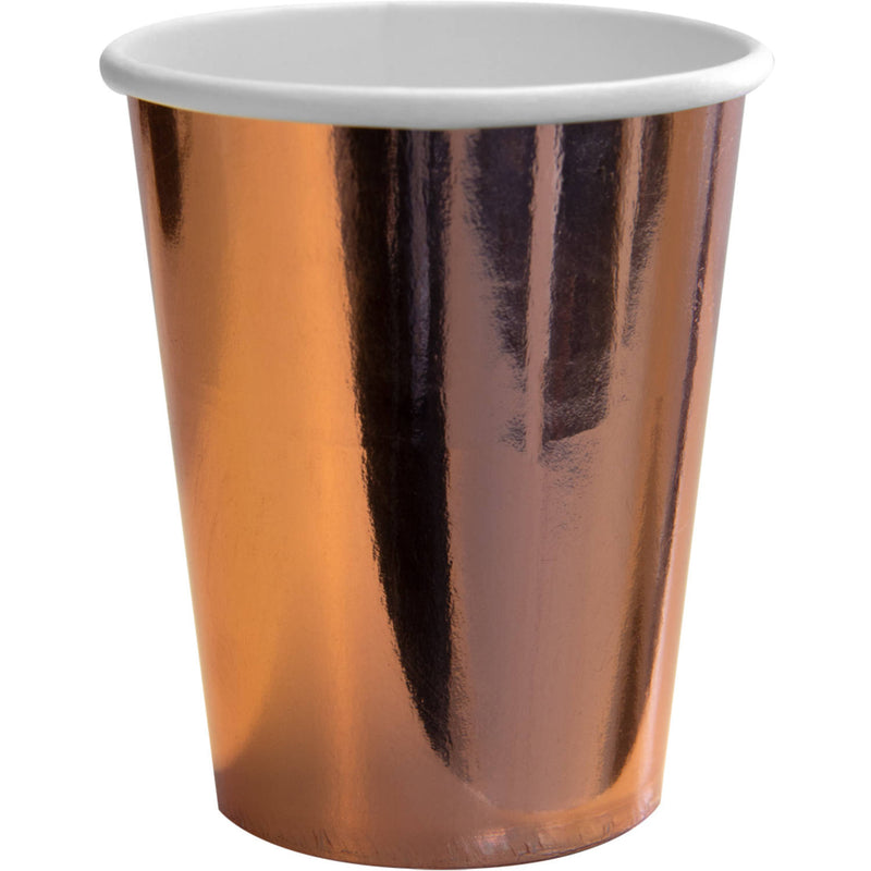 Pappaglös metallic 8 stk