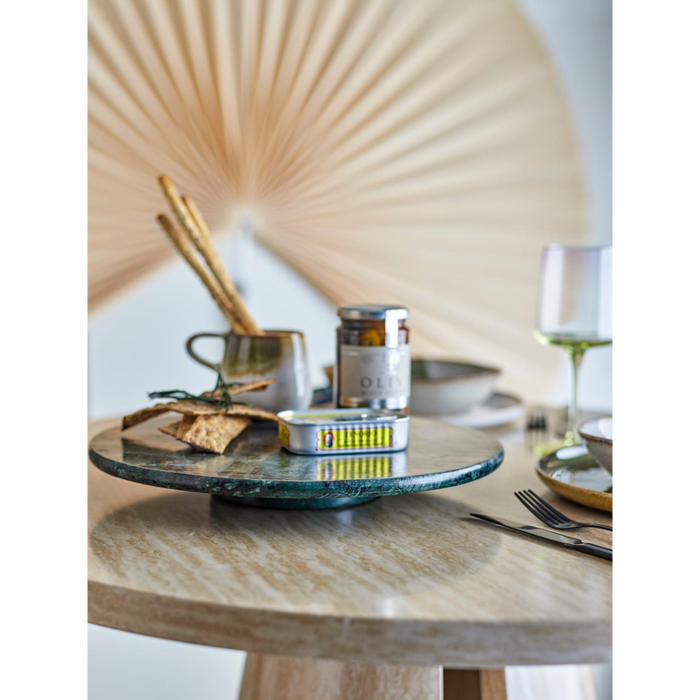 Snúningsdiskur marmari grænn