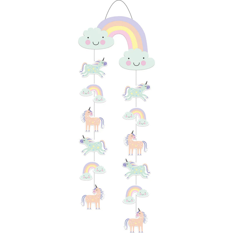Skrauthengi Unicorn & regnbogar