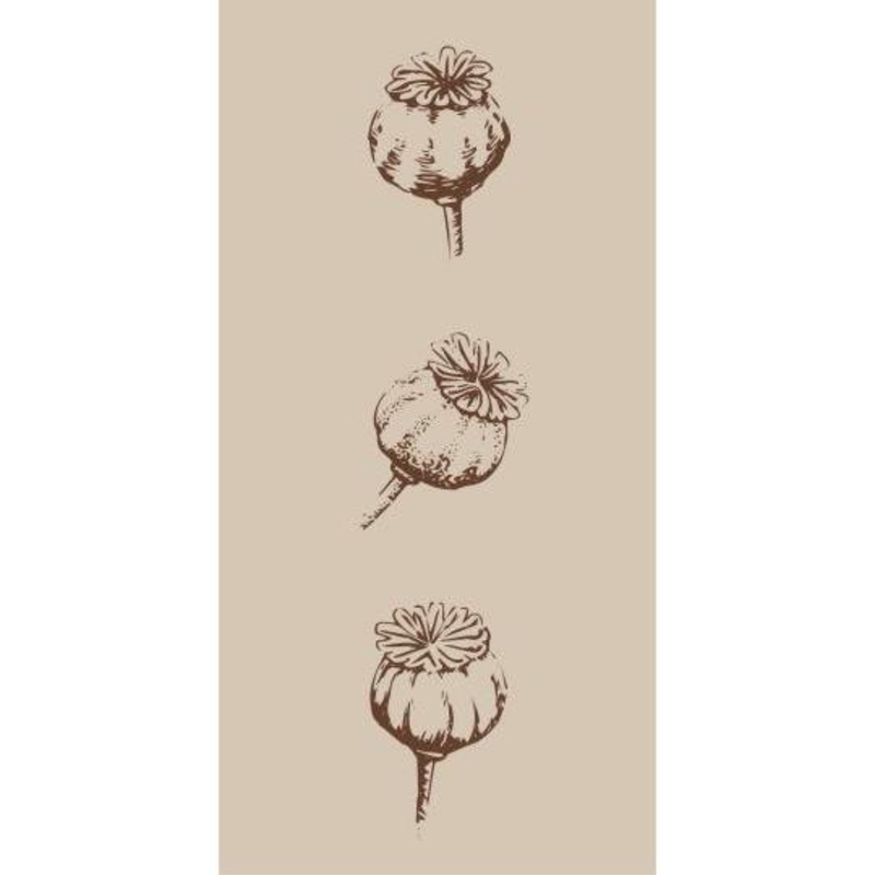 Servíettur poppy pods