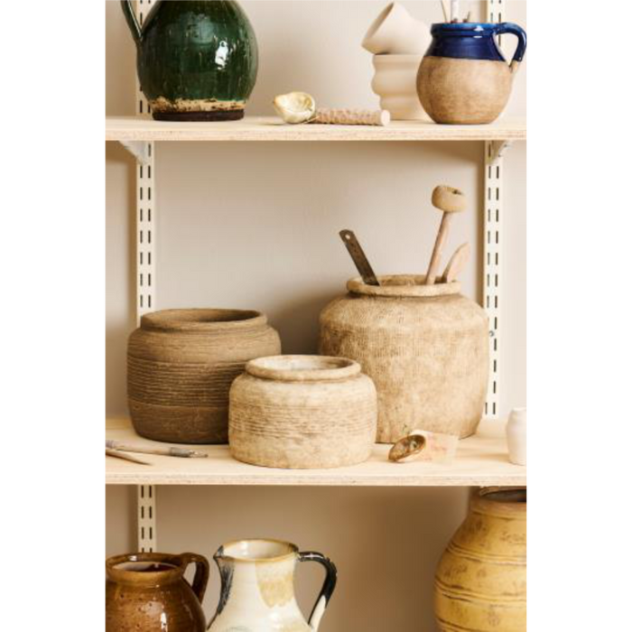 Blómapottur Athen brúnn