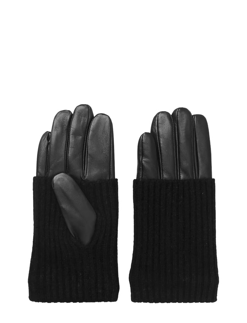 Leðurhanskar Knit