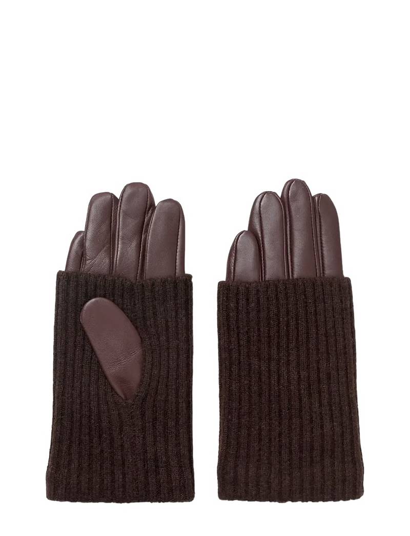 Leðurhanskar Knit