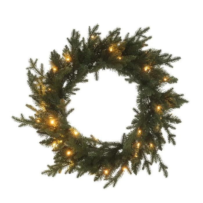 Grenikrans m/ljósum 60cm