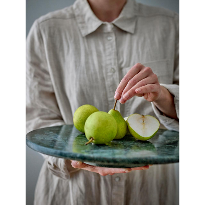 Snúningsdiskur marmari grænn