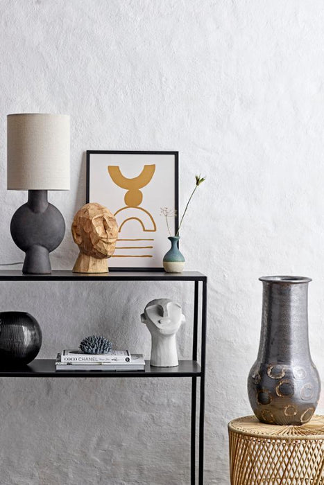 Borðlampi Sergio brúnn