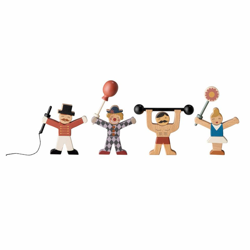 Sirkus fólk rossalo 4 stk