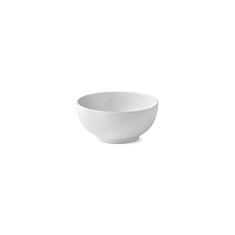 White Fluted skál 21cm