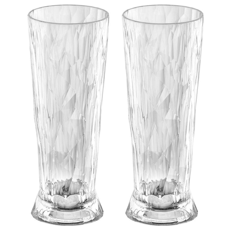 Plastglas 500ml 2 stk