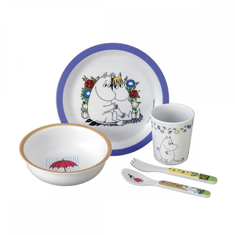 Matarsett moomin blátt