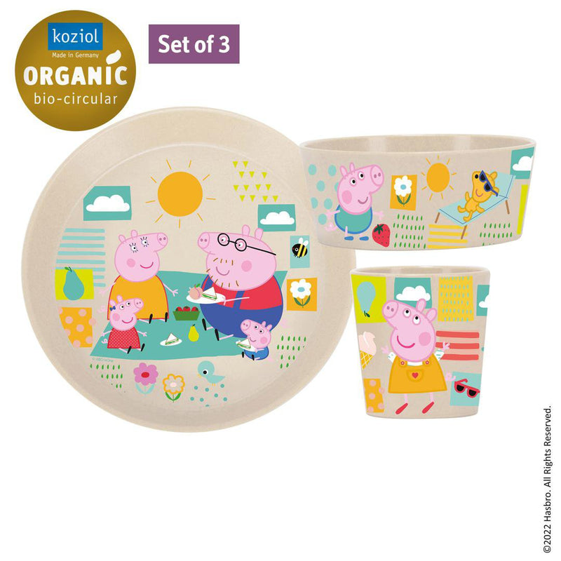 Matarsett peppa pig 3 stk