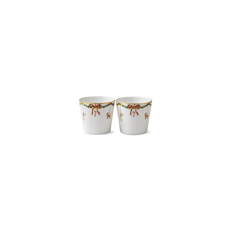 Star fluted bollar 2 stk