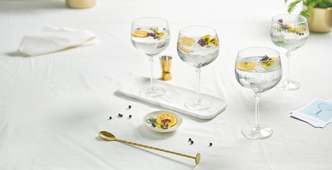 Glös gin & tonic 4 stk