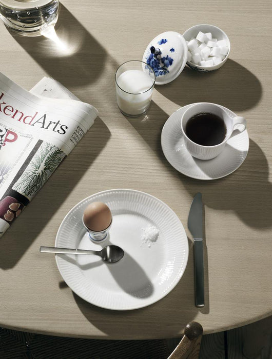 White Fluted bolli m/undirskál 25cl