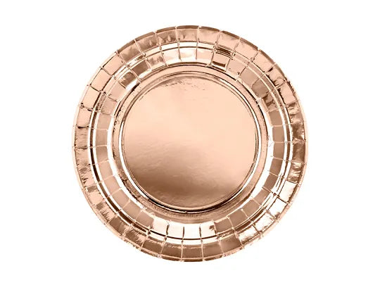 Pappadiskar rosegold 6 stk