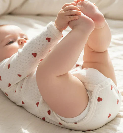 Samfella m/hjartamynstri