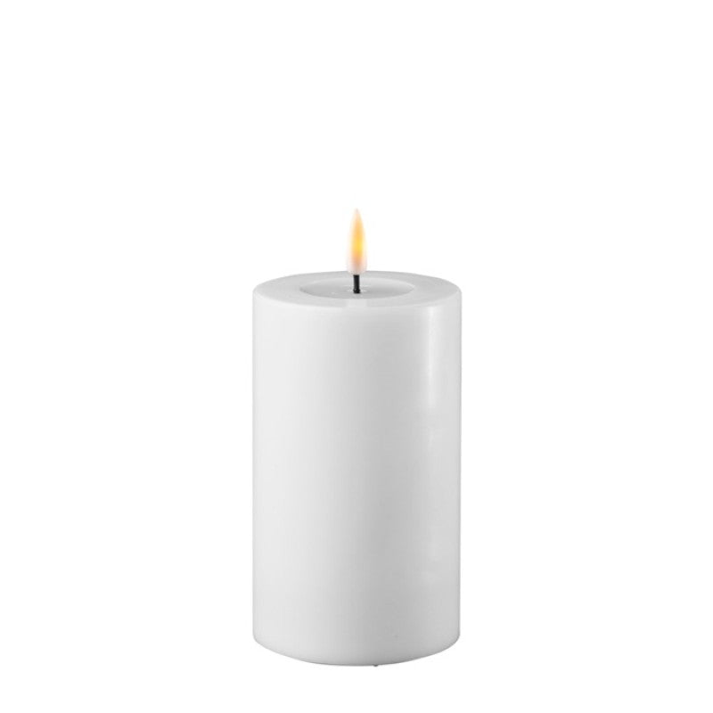 Led kerti hvít breidd 7,5cm