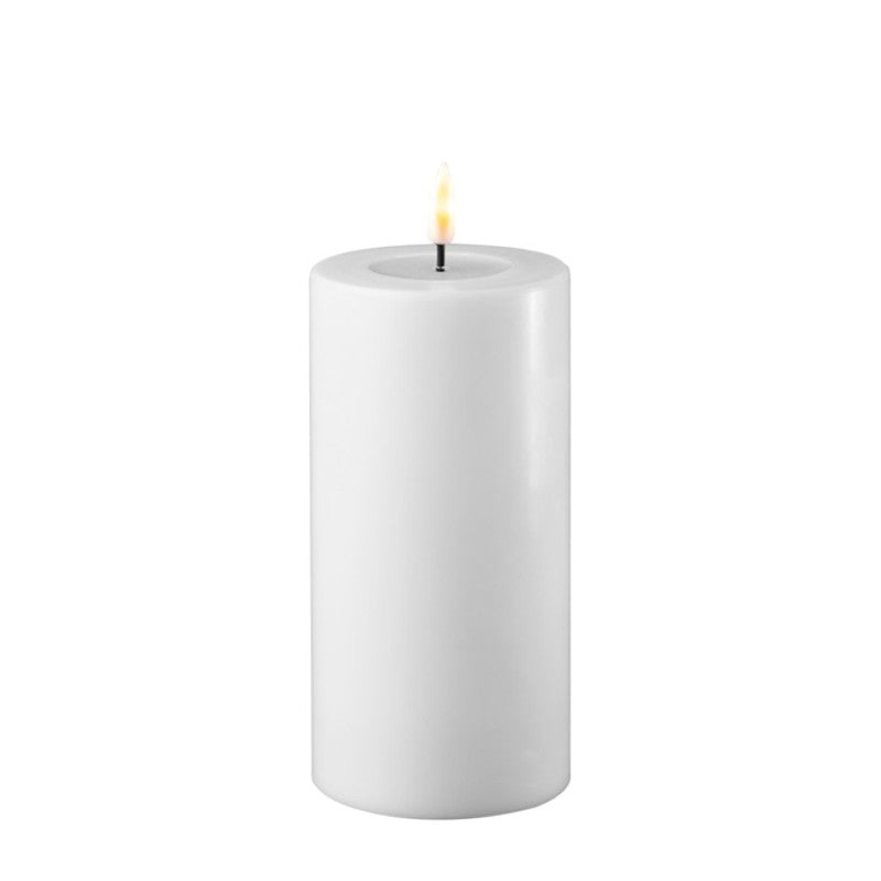 Led kerti hvít breidd 7,5cm