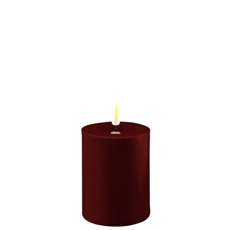 Led kerti rautt breidd 7,5cm