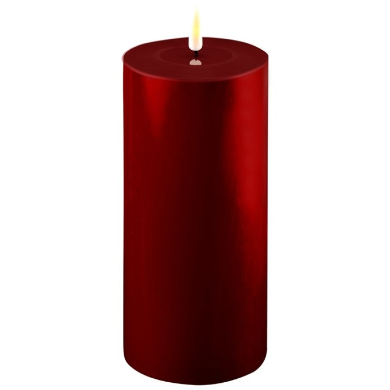 Led kerti rautt breidd 10cm