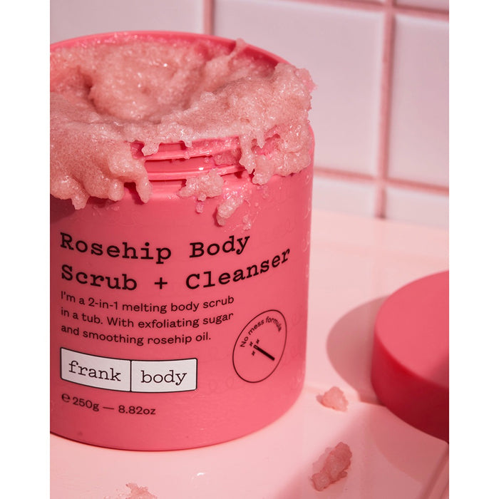 Frank Body Rosehip Body Scrub + Cleanser 250g