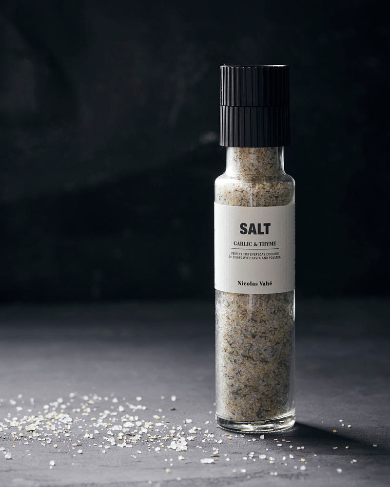 Salt hvítlaukur & timian