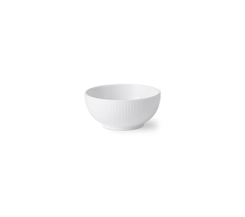 White Fluted skál 11cm
